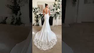 Calla Blanche Bethany Wedding Dress  Sample Sale [upl. by Cressler850]