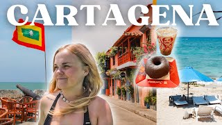 Exploring the colourful Cartagena 🇨🇴 Colombia travel vlog [upl. by Ragg]