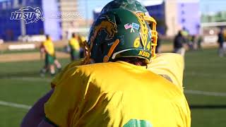 NDSU Football Holds First Practice in Texas [upl. by Adaven928]