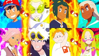 Ash vs Faba Hau vs Oak Ilima vs Guzma Sophocles vs Mina  Full Battle  Pokemon AMV [upl. by Hceicjow]