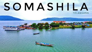 Somasila view point Drone video maldives in Telangana south india  new tourist place in Telangana [upl. by Aizan998]