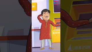 😅🤣jethalal cartoon comedy short short trending trend youtube short [upl. by Dam]