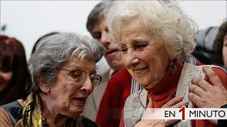 Boletín la Abuela de Plaza de Mayo Estela de Carlotto abraza a su nieto y otras noticias [upl. by Ydrah536]