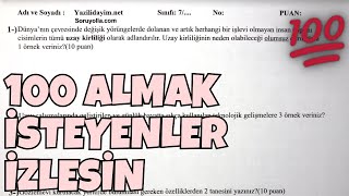 7Sınıf Fen Bilimleri 1Dönem 1Yazılı [upl. by Avuha]