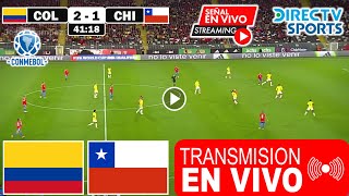 Colombia vs Chile en vivo Donde Ver Partido Colombia vs Chile Jornada 10 Eliminatorias resumen [upl. by Ainerol79]