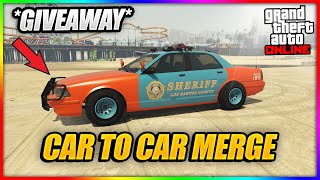 GTA 5 CAR TO CAR MERGE GLITCH AFTER PATCH 167 F1BENNYS WHEELS ON ANY CAR XBOXPSN [upl. by Tlok]