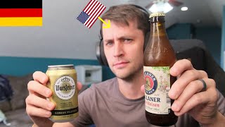 American tries German Beer for the first time [upl. by Adnirim]