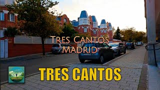 Tres Cantos Madrid Walking Tour Spain 4K [upl. by Ludovika]