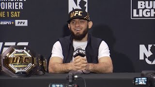 Islam Makhachev PostFight Press Conference  UFC 302 [upl. by Nguyen]