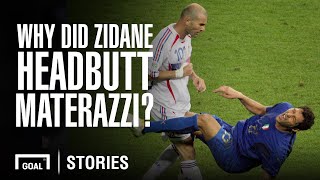 Why did Zidane headbutt Materazzi in the World Cup 2006 final [upl. by Erinn]