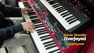 Overjoyed  STEVIE WONDER Piano cover [upl. by Linzy]