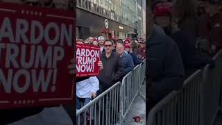 Trump Rally MSG NYC Line [upl. by Aruam]