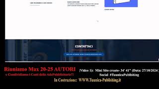 VIDEO1 Parte 1di4 5 39quot  selfpublishingitaliano autoriitalianiemergenti autorilibriitaliani [upl. by Roselane]