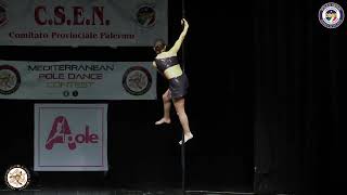 3°posto mpdc pole dance junior u18 novizi Marta Liseo [upl. by Leeland]