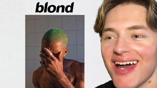 Sorres Reacts To Frank Ocean  Blonde FIRST TIME [upl. by Kcolttam]