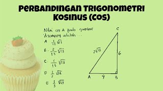 Perbandingan Trigonometri Kosinus Cos [upl. by Dame142]