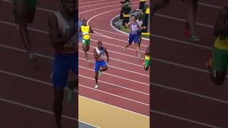 AND HE DELIVERED 😮‍💨 trackandfield running olympics athletics sprint sports [upl. by Ddat56]