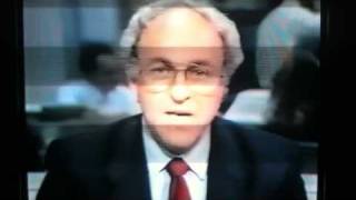 Crash of 1987 Live news reports of Stock Market Crash [upl. by Egin]