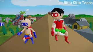 Bittu Sittu Superhero Wala Cartoon [upl. by Dor]