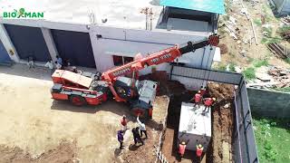 Commercial Sewage Treatment Plant Installation Video  Bioman [upl. by Naenaj]