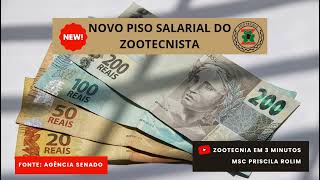 Novo piso salarial dos Zootecnistas 19 [upl. by Keppel458]