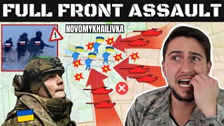 Russian Tanks BREACHED Ukrainian Positions in Novomykhailivka [upl. by Ferrigno]