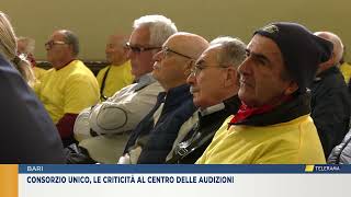 Consorzio unico le criticità al centro delle audizioni [upl. by Ferrick]