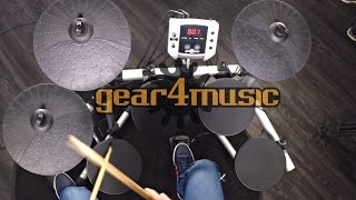 Digital Drums 400 Compact Electronic Drum Kit by Gear4music [upl. by Sitnalta441]