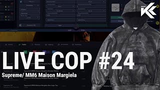 Live Cop 24  Supreme MM6 Maison Margiela [upl. by Ahsinal30]