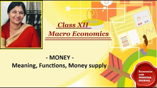 MONEY  Meaning functions Money supply meaning and components M1 [upl. by Nyltac]