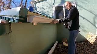 DIY Pumphouse or other minor building Upgrade Install Gutters in Just a Few Easy Steps [upl. by Lhary]