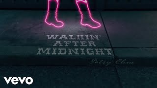 Patsy Cline  Walkin After Midnight Lyric Video ft The Jordanaires [upl. by Idoj]