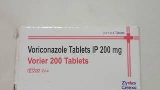 Voriconazole tablet ip 200mg  vorier 200 [upl. by Jeno511]