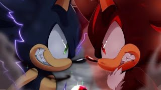 Dark Sonic VS ShadowРусская озвучка [upl. by Eimerej]