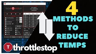 Throttlestop Explained  4 Methods to reduce temperatures gtx1650 throttlestop [upl. by Anailuy]