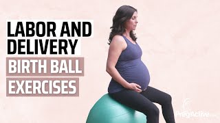 Feel Amazing After These Birth Ball Exercises For Birth Prep amp To Relieve Pregnancy Symptoms [upl. by Anera21]