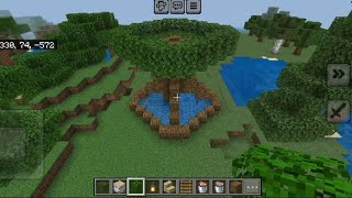 minecraft forest house [upl. by Meirrak]