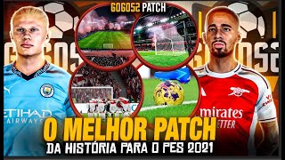 GOGOSZ PATCH 2024 V493 UP PES 2021 PC TEMPORADA 2024 COM KITS E ELENCOS ATUALIZADOS MOD 4K HDR [upl. by Bobinette]