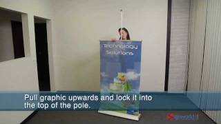 Premium Retractable Banner Stand [upl. by Drawdesemaj424]