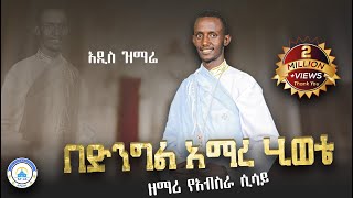 🔴 አዲስ ዝማሬ quot በድንግል አማረ ሂወቴ quot  ዘማሪ የአብስራ ሲሳይ  Bedengel Amare Official Lyrics  BetehageMedia [upl. by Eclud]