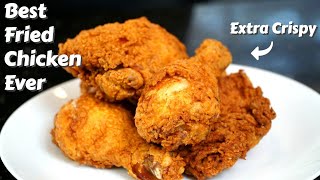 The Best Fried Chicken Ever  Crispy Buttermilk Fried Chicken Recipe [upl. by Irbmac]