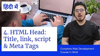 HTML Tutorial Title Script Link amp Meta Tags  Web Development Tutorials 4 [upl. by Adianes]