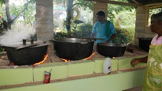 Comida Dominican del Campo Cocinando una res en un campo dominicano [upl. by Seaver]