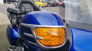 TWS honda GL1800 goldwing abs blue 2001 [upl. by Irret]