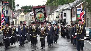 Kilkeery Silver Band  County Fermanagh Grand Black Chapter Parade 2024 [upl. by Louise]