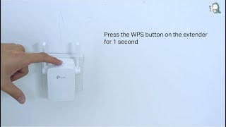 How to Set up the TPLink Range Extender RE105 via the WPS Button [upl. by Arjan608]