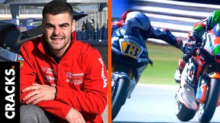 The risky maneuver of Romano Fenati in Moto GP [upl. by Ylicis]