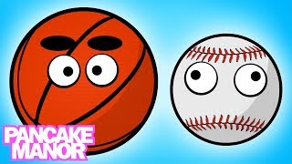 Sports Balls Song for Kids  Pancake Manor [upl. by Anderson]