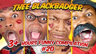 3 Hours THEE BLACKBADGER FUNNIEST VIDEOS  BEST OF THEE BLACKBADGER COMPILATION 20 [upl. by Intihw310]