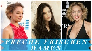 Freche frisuren damen 2018 [upl. by Hindorff]